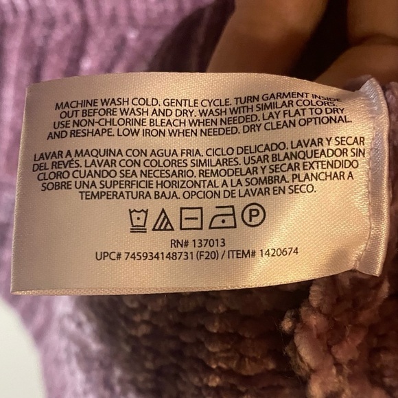 ORVIS Super Soft Knit V-Neck Sweater Rose Pink - Picture 8 of 9